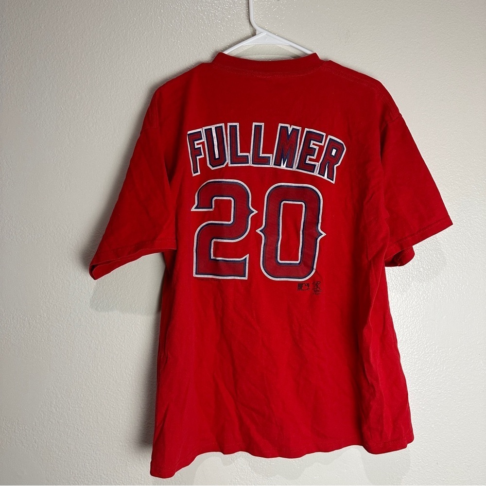 Brad Fullmer Anaheim Angels Vintage Lees Shirt Size Large - Picture 4 of 9